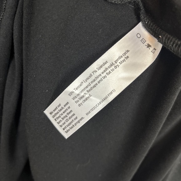 Eileen Fisher Dress Womens XL Black Shift Lagenlook Minimalist Turtleneck Tunic - Picture 6 of 6